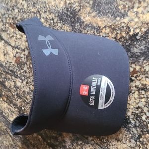 UNDER ARMOUR WOMENS BLACK REFLECTIVE VISOR